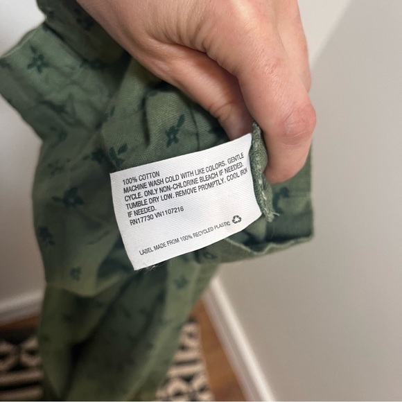 The Nines by HATCH Maternity 3/4 Sleeve Button-Front Floral Jumpsuit‎ Size Small - Picture 7 of 8